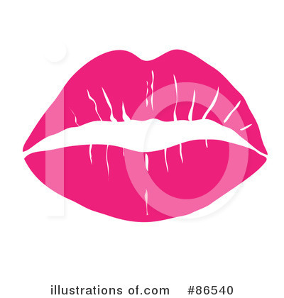 Royalty-Free (RF) Lipstick Kiss Clipart Illustration by Pams Clipart - Stock Sample #86540