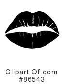 Lipstick Kiss Clipart #86543 by Pams Clipart