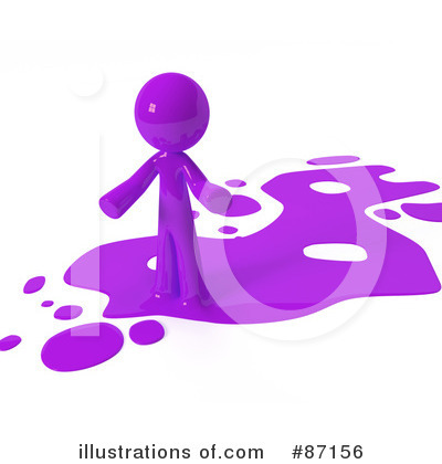 Purple Man Clipart #87156 by Leo Blanchette