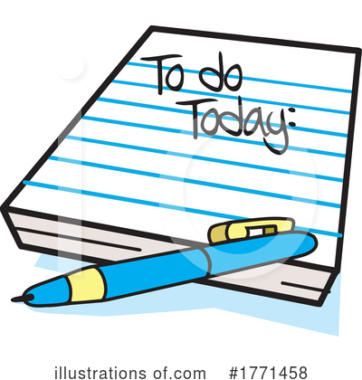 Notepad Clipart #1771458 by Johnny Sajem