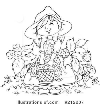 Coloring Page Clipart #212207 by Alex Bannykh