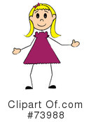 Little Girl Clipart #73988 by Pams Clipart
