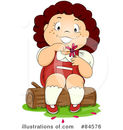 Royalty-Free (RF) Little Girl Clipart Illustration by BNP Design Studio - Stock Sample #84576