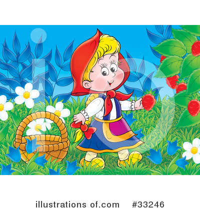 Little Red Riding Hood Clipart #33246 by Alex Bannykh