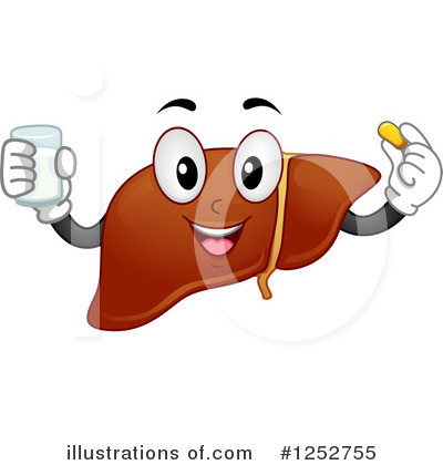 Royalty-Free (RF) Liver Clipart Illustration by BNP Design Studio - Stock Sample #1252755