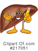 Liver Mascot Clipart #217051 by Mascot Junction