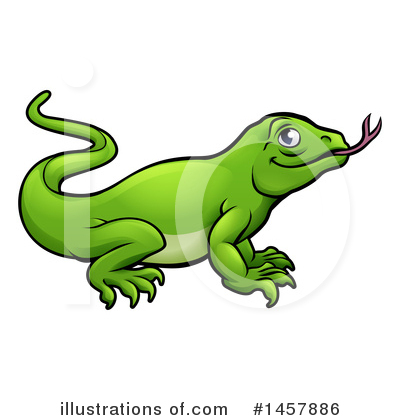 Komodo Dragon Clipart #1457886 by AtStockIllustration