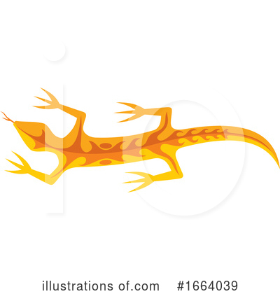 Royalty-Free (RF) Lizard Clipart Illustration by Any Vector - Stock Sample #1664039