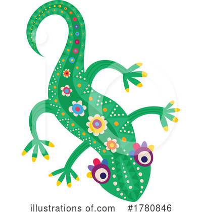 Lizards Clipart #1780846 by Vector Tradition SM