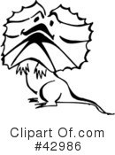 Lizard Clipart #42986 by Dennis Holmes Designs