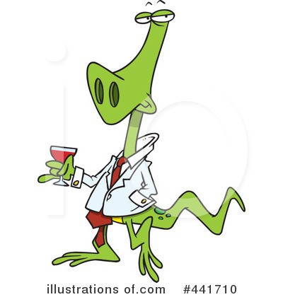 Royalty-Free (RF) Lizard Clipart Illustration by toonaday - Stock Sample #441710