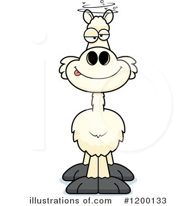 Royalty-Free (RF) Llama Clipart Illustration by Cory Thoman - Stock Sample #1200133