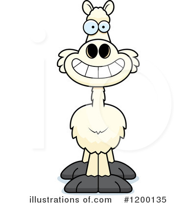 Royalty-Free (RF) Llama Clipart Illustration by Cory Thoman - Stock Sample #1200135