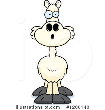 Royalty-Free (RF) Llama Clipart Illustration by Cory Thoman - Stock Sample #1200140