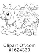 Llama Clipart #1624330 by visekart