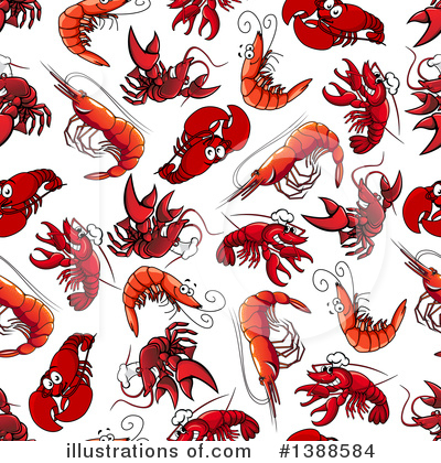 Royalty-Free (RF) Lobster Clipart Illustration by Vector Tradition SM - Stock Sample #1388584