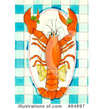 Lobster Clipart #84897 by Maria Bell