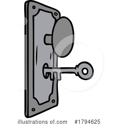 Royalty-Free (RF) Lock Clipart Illustration by lineartestpilot - Stock Sample #1794625