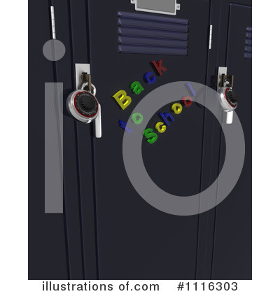 Royalty-Free (RF) Lockers Clipart Illustration by KJ Pargeter - Stock Sample #1116303