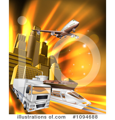 Logistics Clipart #1094688 by AtStockIllustration