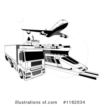 Logistics Clipart #1387754 - Illustration by AtStockIllustration