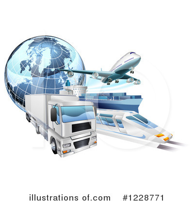 Logistics Clipart #1228771 by AtStockIllustration
