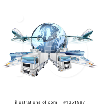 Royalty-Free (RF) Logistics Clipart Illustration by AtStockIllustration - Stock Sample #1351987