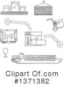 Logistics Clipart #1371382 by Vector Tradition SM