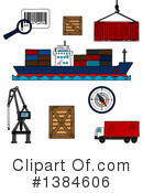 Logistics Clipart #1384606 by Vector Tradition SM