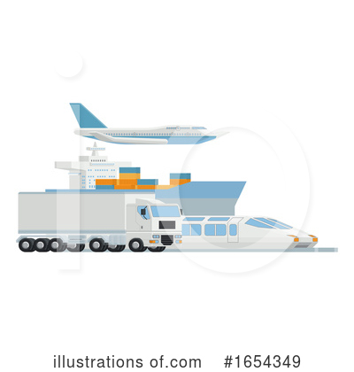 Logistics Clipart #1654349 by AtStockIllustration