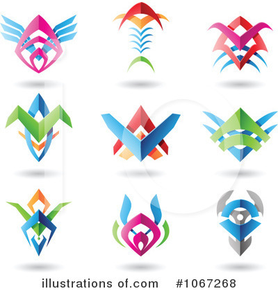 Royalty-Free (RF) Logos Clipart Illustration by cidepix - Stock Sample #1067268