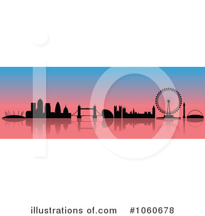 London Skyline Clipart #1060678 by cidepix