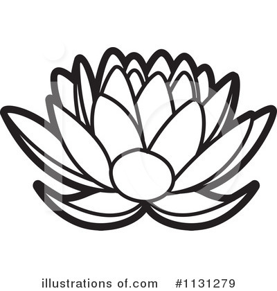 Royalty-Free (RF) Lotus Clipart Illustration by Lal Perera - Stock Sample #1131279