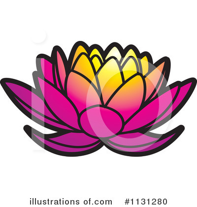 Royalty-Free (RF) Lotus Clipart Illustration by Lal Perera - Stock Sample #1131280