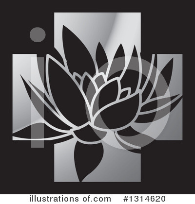 Royalty-Free (RF) Lotus Clipart Illustration by Lal Perera - Stock Sample #1314620