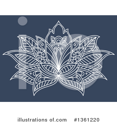 Royalty-Free (RF) Lotus Clipart Illustration by Vector Tradition SM - Stock Sample #1361220