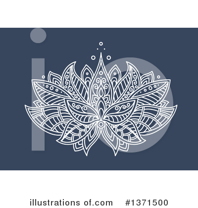 Royalty-Free (RF) Lotus Clipart Illustration by Vector Tradition SM - Stock Sample #1371500