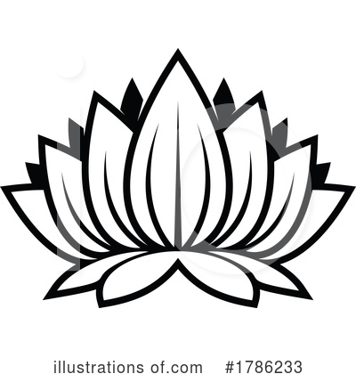 Lotus Flower Clipart #1786233 by Vector Tradition SM