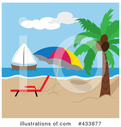 Beach Umbrella Clipart #433877 by Pams Clipart
