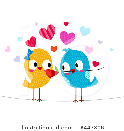 Royalty-Free (RF) Love Birds Clipart Illustration by BNP Design Studio - Stock Sample #443806