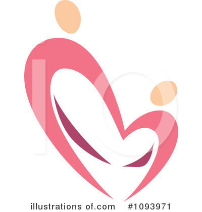 Pink Heart Clipart #1093971 by elena