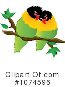 Lovebirds Clipart #1074596 by Pams Clipart