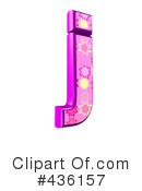 Lowercase Pink Burst Letter Clipart #436157 by chrisroll