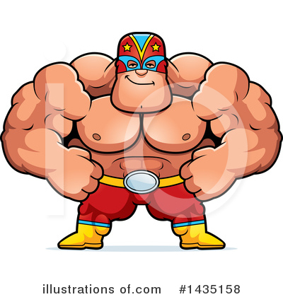 Luchador Clipart #1435158 by Cory Thoman
