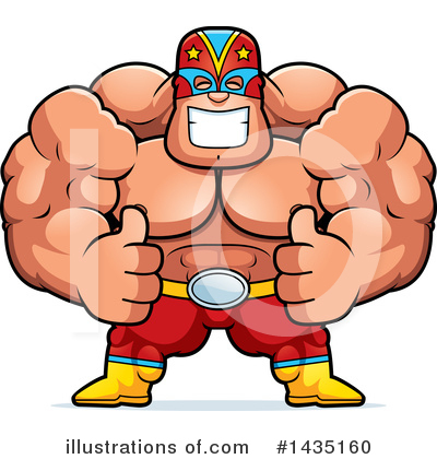 Royalty-Free (RF) Luchador Clipart Illustration by Cory Thoman - Stock Sample #1435160