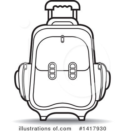 Suitcase Clipart #1417930 by Lal Perera