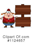 Lumberjack Clipart #1124657 by Cory Thoman