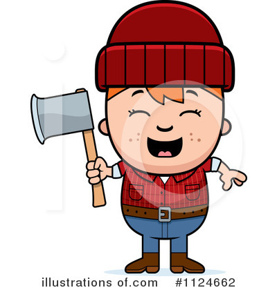 Royalty-Free (RF) Lumberjack Clipart Illustration by Cory Thoman - Stock Sample #1124662