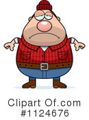 Lumberjack Clipart #1124676 by Cory Thoman