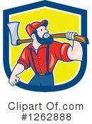 Lumberjack Clipart #1262888 by patrimonio